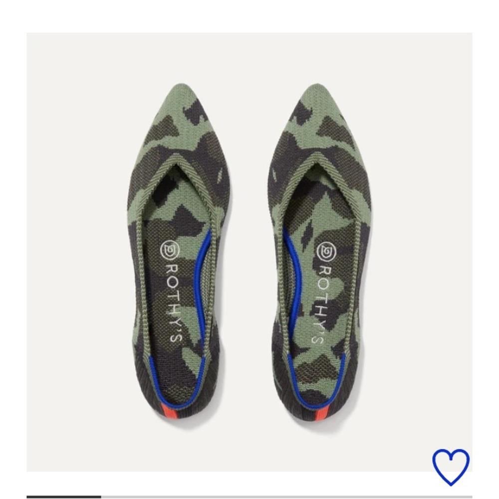 ROTHY’S The Point green camo